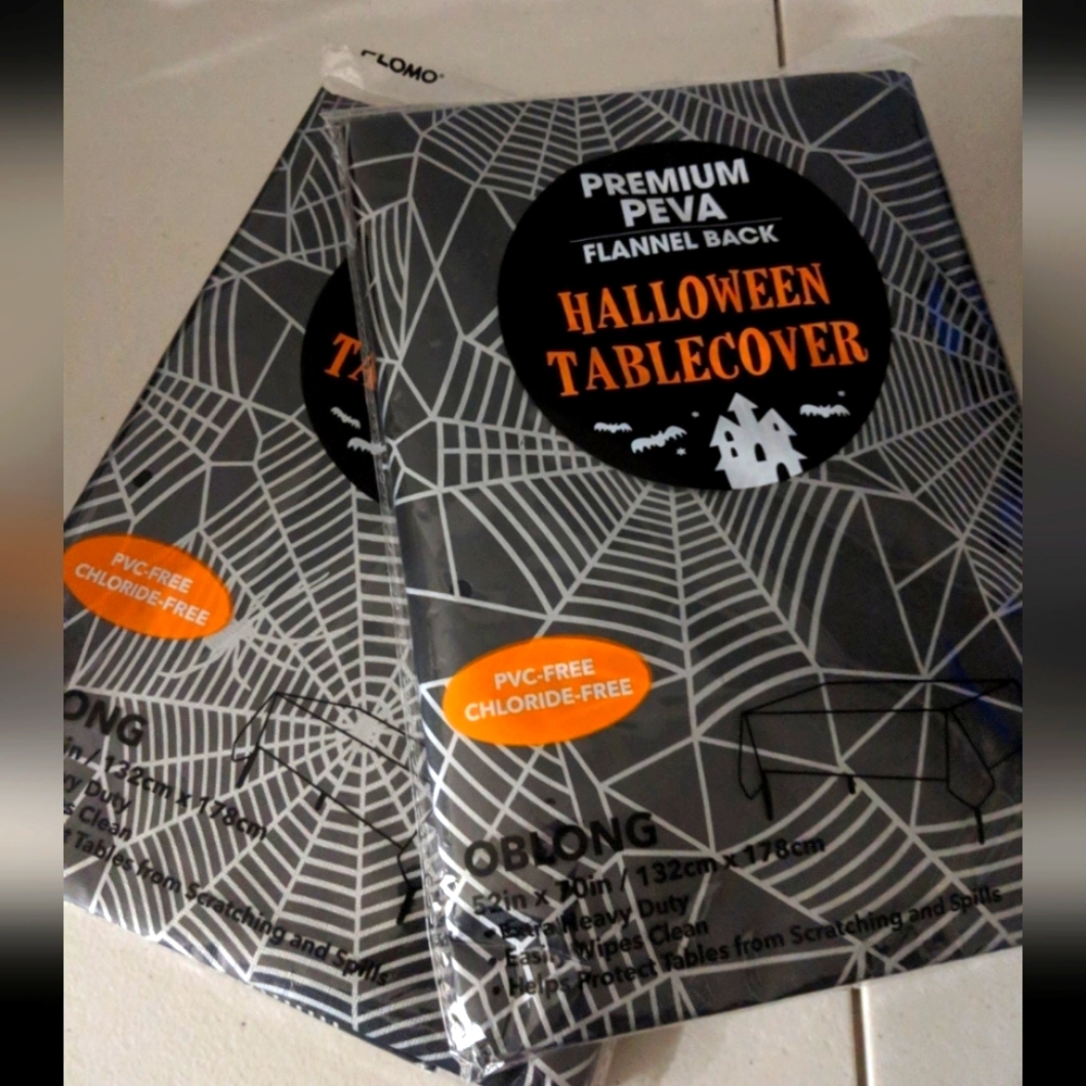 Halloween Spiderweb Table Cover Party Supplies Decor